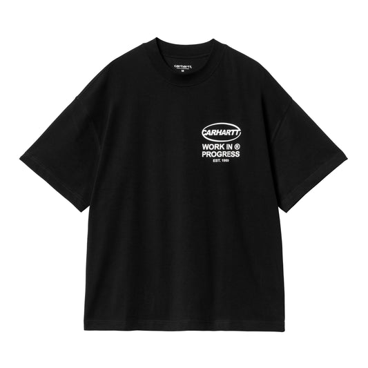 Carhartt WIP - S/S Body Of Work T-Shirt - BLACK  / WHITE / Sort - T-Shirts