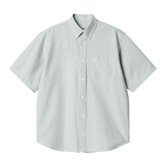 Carhartt WIP - S/S Braxton Shirt - PARK / WAX / Grøn - Skjorter