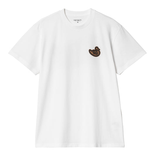 Carhartt WIP - S/S Brown Ducks T-Shirt - WHITE / Hvid - T-Shirts