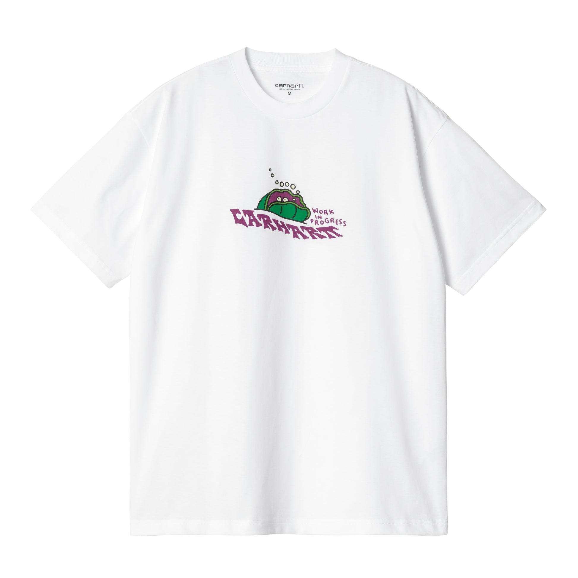 Carhartt WIP - S/S Clam T-Shirt - WHITE / Hvid - T-Shirts