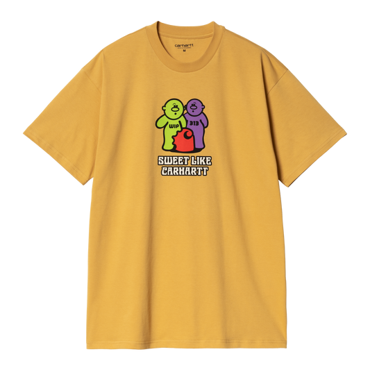 Carhartt WIP - S/S Gummy T-Shirt - SUNRAY / Gul - T-Shirts