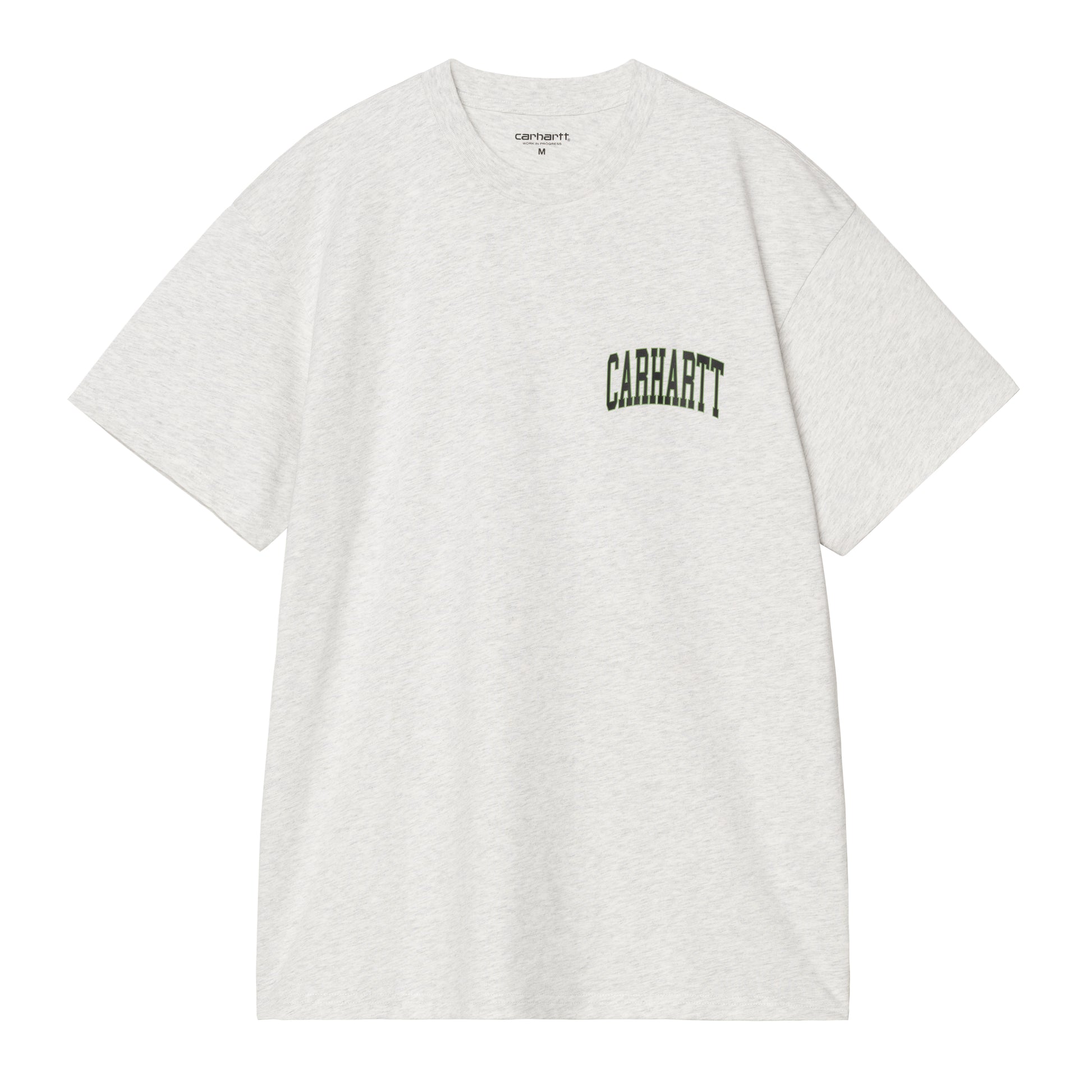 Carhartt WIP - S/S Logo T-Shirt - ASH HEATHER / Grå - T-Shirts
