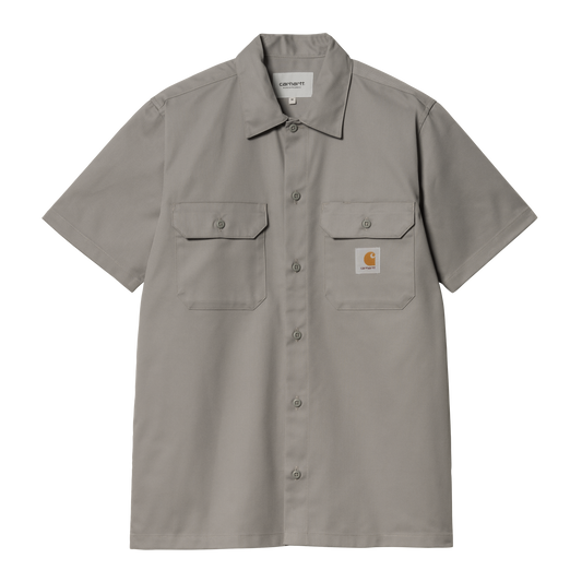 Carhartt WIP - S/S Master Shirt - MARENGO / Grå - Skjorter