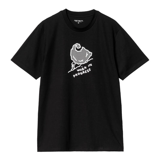Carhartt WIP - S/S Move On Up T-Shirt - BLACK / WHITE / Sort - T-Shirts