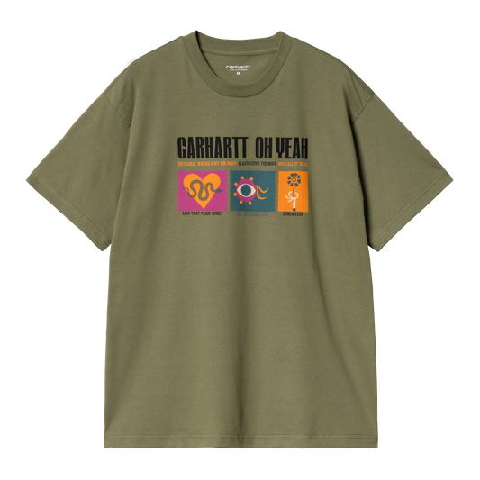Carhartt WIP - S/S Oh Yeah T-Shirt - DUNDEE / Grøn - T-Shirts