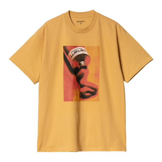 Carhartt WIP - S/S Tube T-Shirt - SUNRAY / Gul - T-Shirts