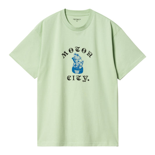 Carhartt WIP - S/S Tyre T-Shirt - CHARM GREEN / Grøn - T-Shirts