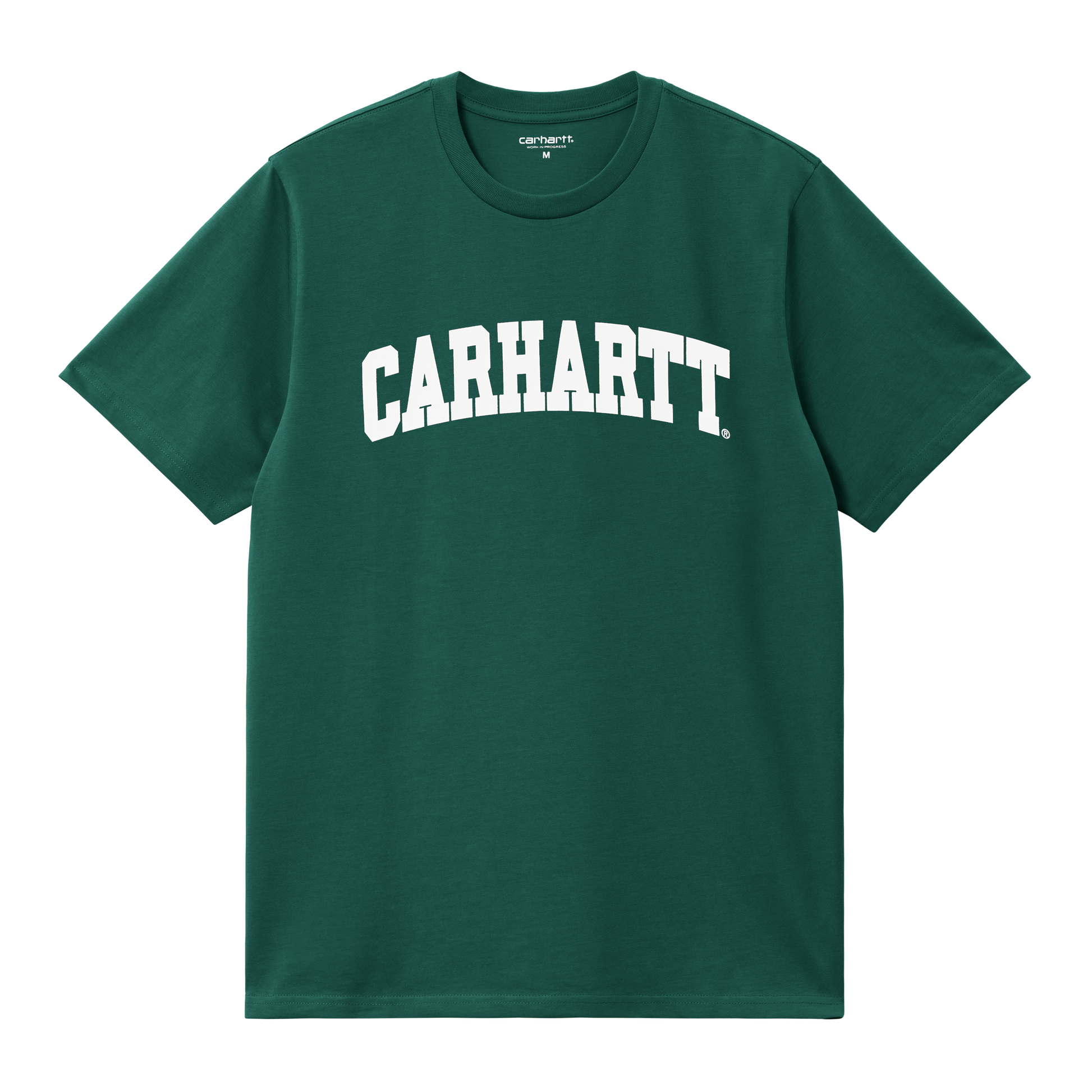 Carhartt WIP - S/S University T-Shirt - CHERVIL / WHITE / Grøn - T-Shirts