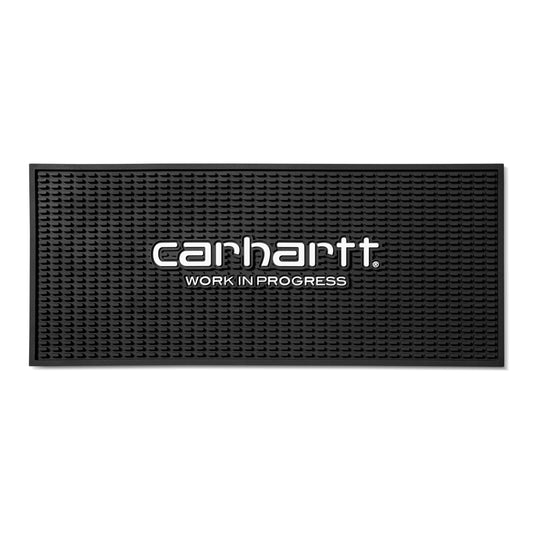 Carhartt WIP - Script Draining Mat - BLACK / WHITE / Sort - Accessories