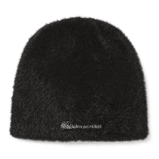 Thisisneverthat - Shaggy No Cuff Beanie - BLACK / Sort - Accessories