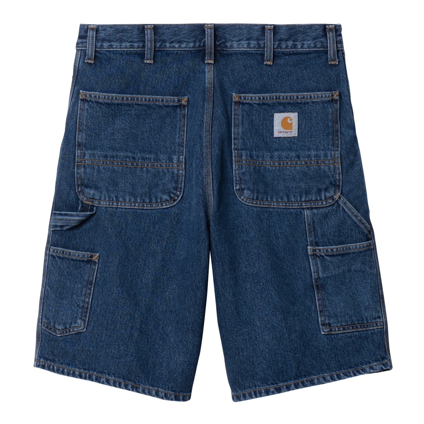 Carhartt WIP - Single Knee Short Smith - BLUE STONE WASHED / Blå - Shorts
