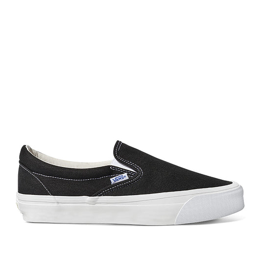Vans - LX Slip-On Reissue 98 - BLACK / WHITE / Sort - Sko