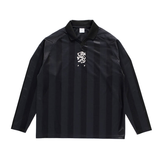 Pop Trading Company - Sportif Longsleeve T-Shirt - BLACK / Sort - T-Shirts