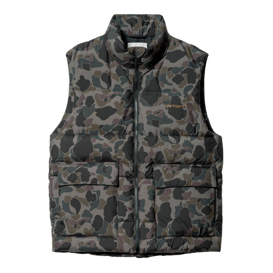 Carhartt WIP - Springfield Vest - GREY / HAMILTON BROW / Grå||Camouflage - Jakker