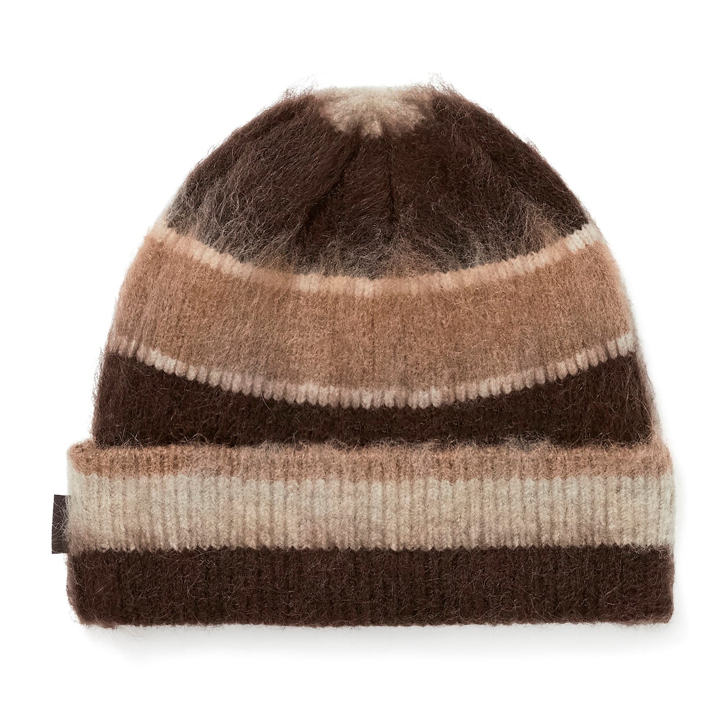 Striped Mohair Beanie