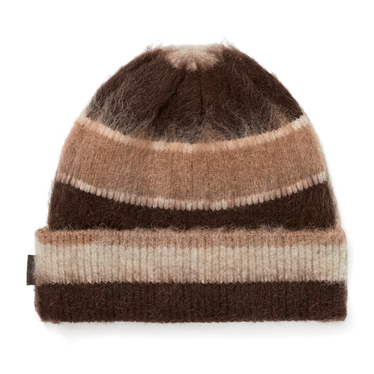 Striped Mohair Beanie