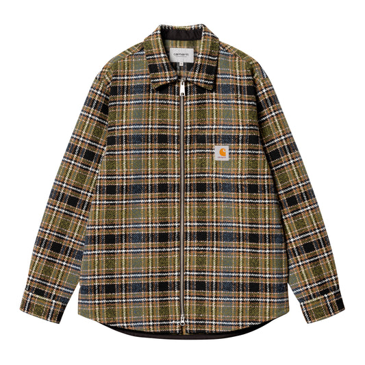 Carhartt WIP - Stroy Shirt Jac - BLACK / Grøn||Sort - Skjorter