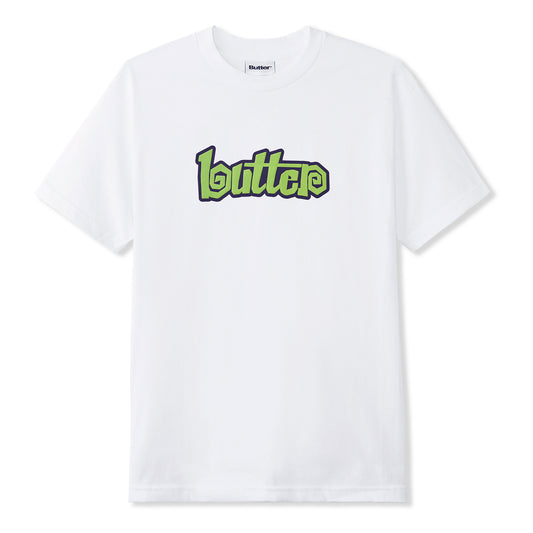 Butter Goods - Swirl Tee - WHITE / Hvid - T-Shirts