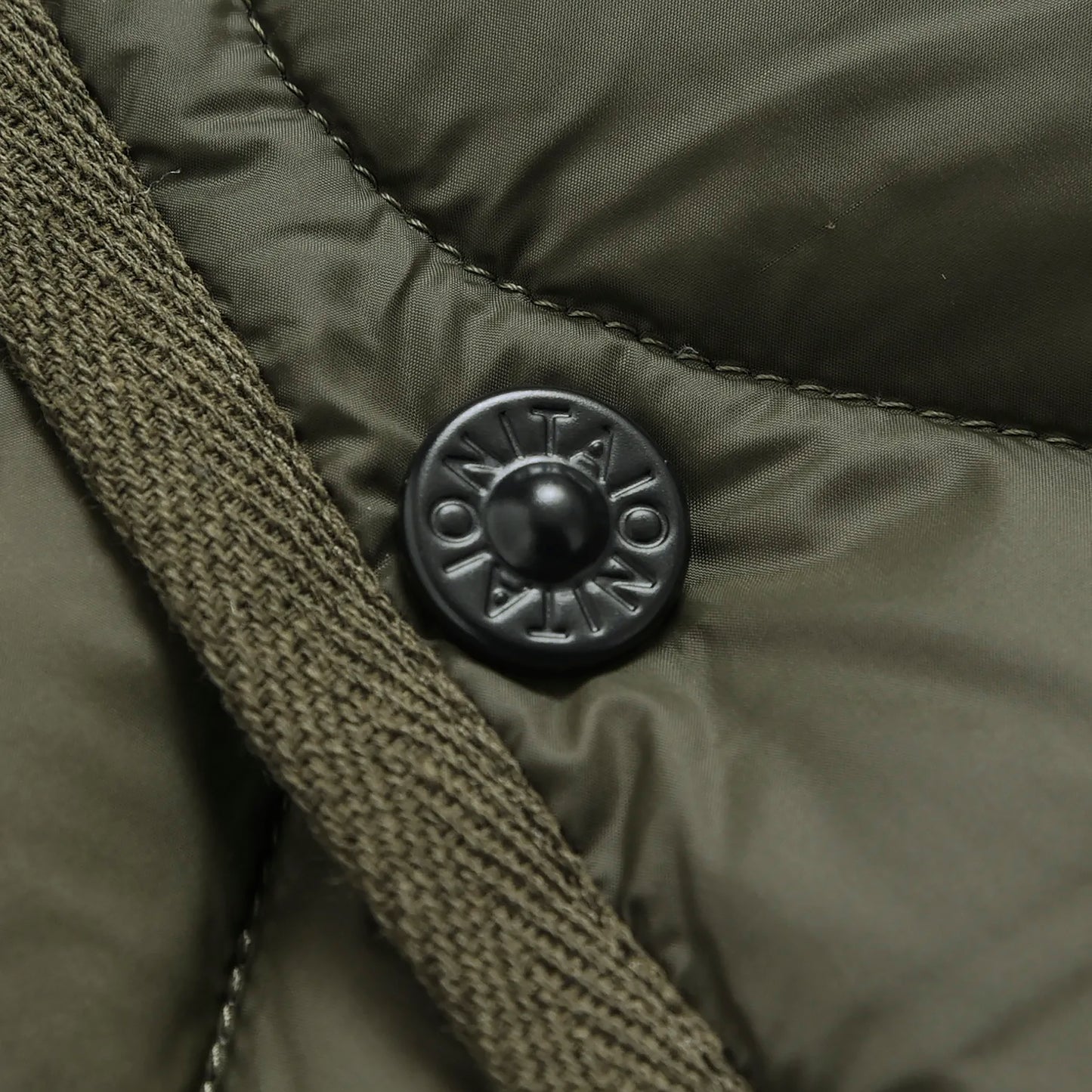 Military Crew Neck Down Vest (Soft Shell)
