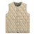 Military Crew Neck Down Vest (Soft Shell)