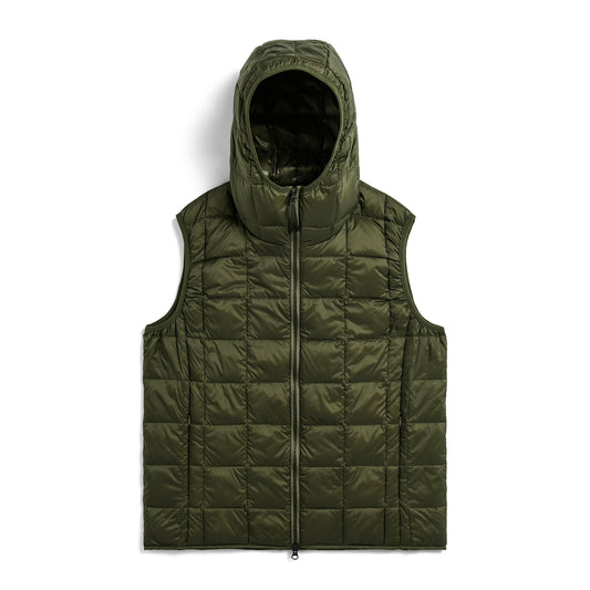 Hood W-Zip Down Vest