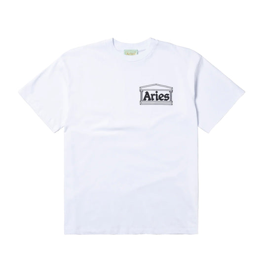 Aries - Temple SS Tee - WHITE / Hvid - T-Shirts