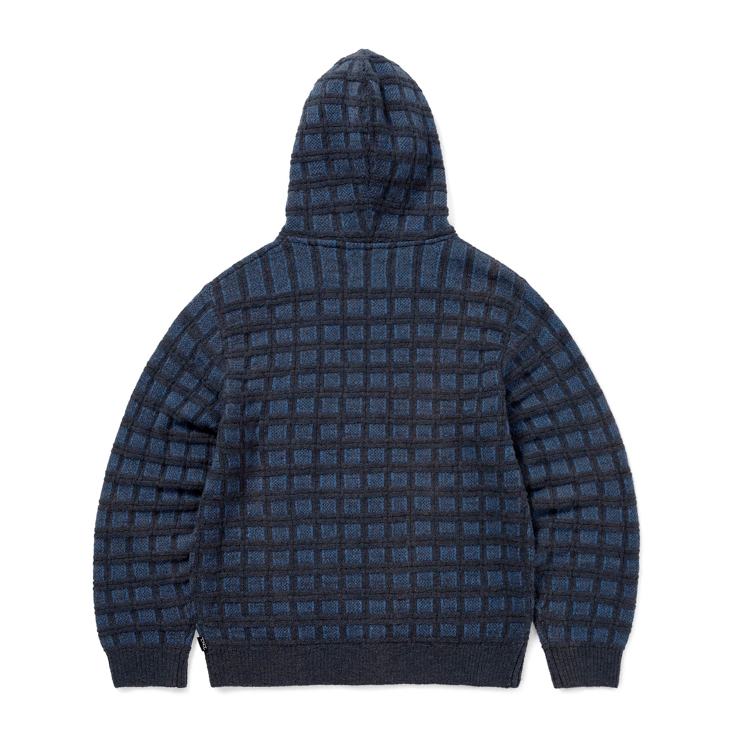 Textured Knit Zip Hoodie