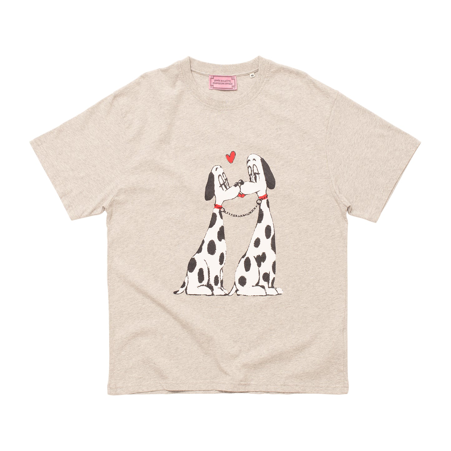 Carne Bollente - The Pooch Smooch - MELANGE GREY / Grå||Beige - T-Shirts