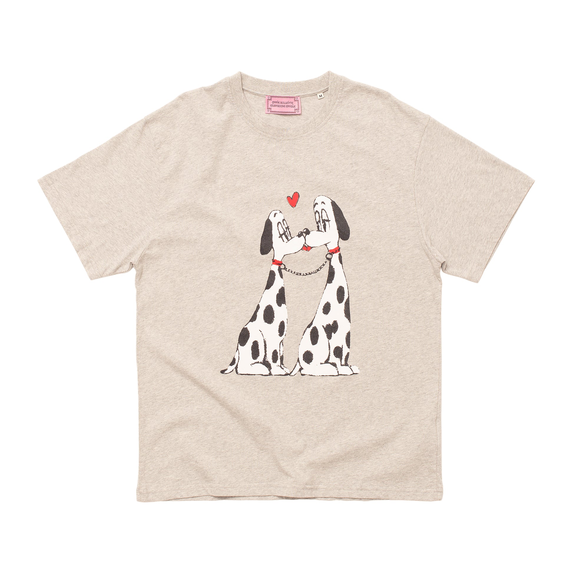 Carne Bollente - The Pooch Smooch - MELANGE GREY / Grå||Beige - T-Shirts