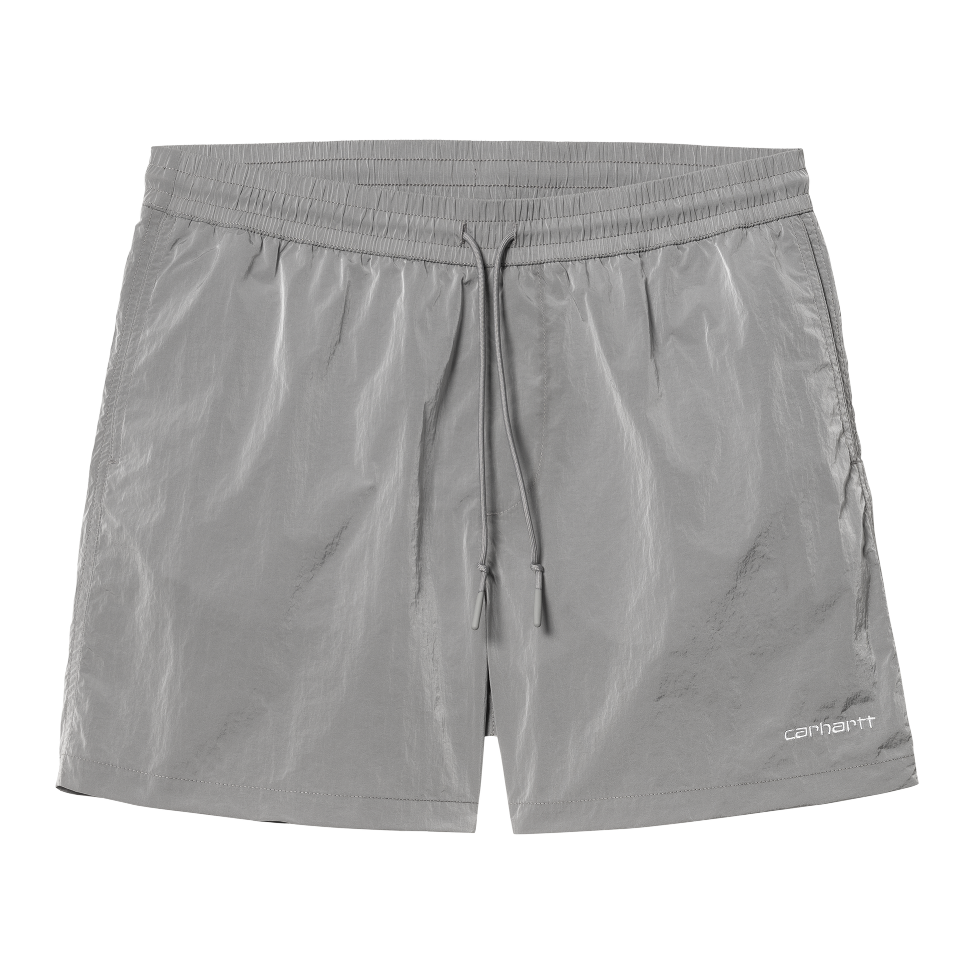 Carhartt WIP - Tobes Swim Trunks - SONIC SILVER / WHITE / Grå - Shorts