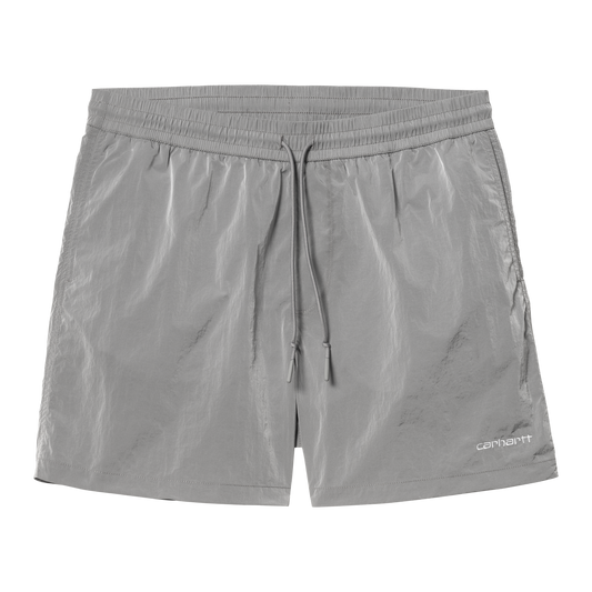 Carhartt WIP - Tobes Swim Trunks - SONIC SILVER / WHITE / Grå - Shorts
