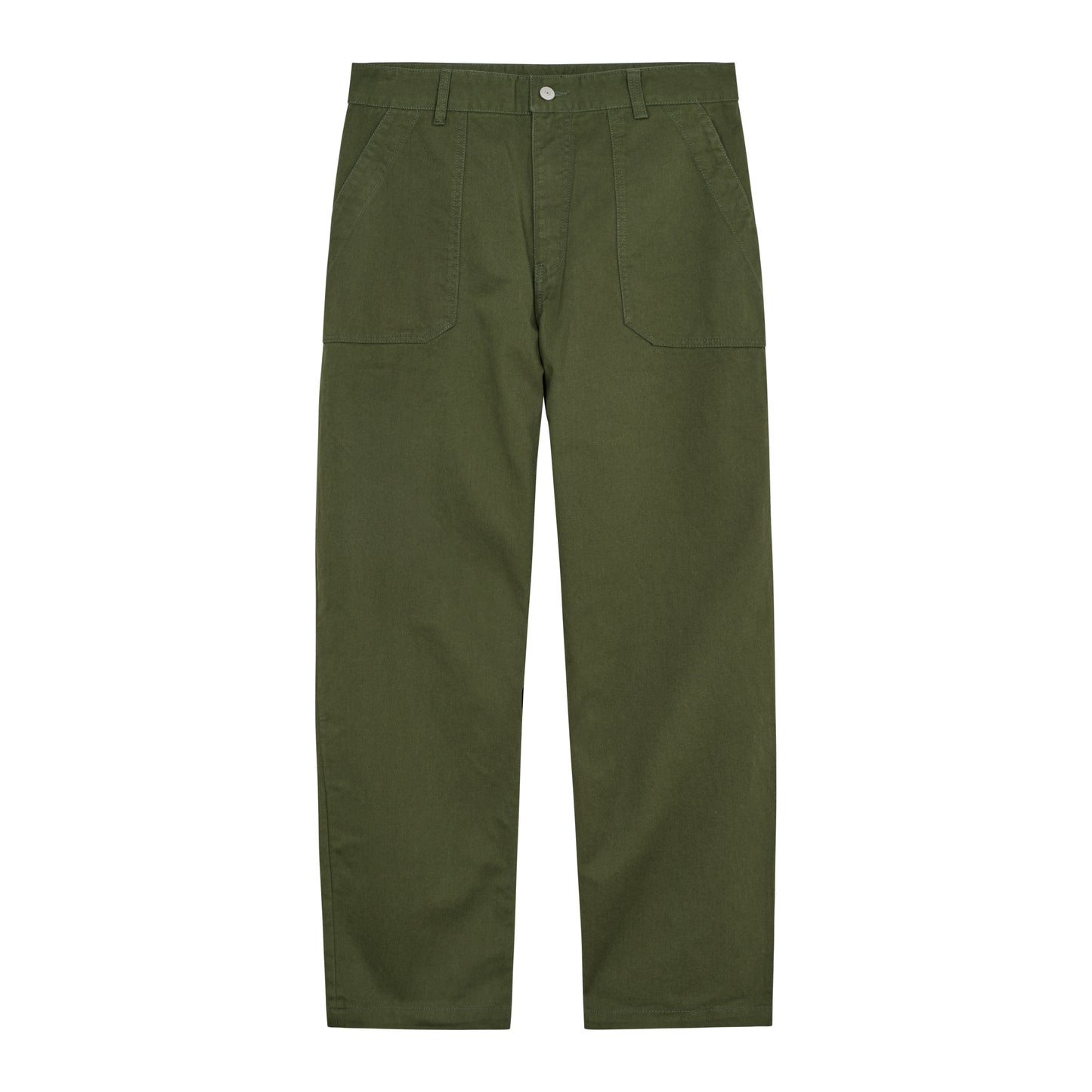 Uniform Bridge - Cotton Fatigue Pants Wide Fit - KHAKI / Grøn - Bukser