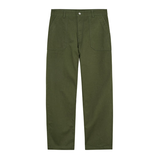 Uniform Bridge - Cotton Fatigue Pants Wide Fit - KHAKI / Grøn - Bukser