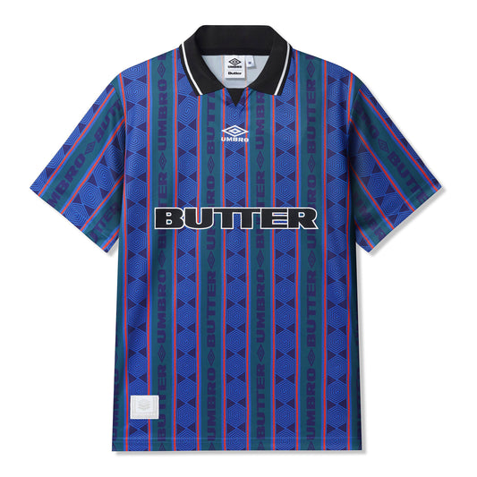 Butter Goods - Vert Jersey - FOREST / COBALT / Grøn||Blå - T-Shirts