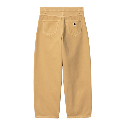 Carhartt WIP - W' Brandon Pant Smith - BOURBON STONE DYED / Gul||Beige - Bukser