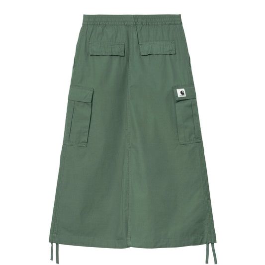 Carhartt WIP - W' Cargo Skirt Long - DUCK GREEN RINSED / Grøn - Nederdele