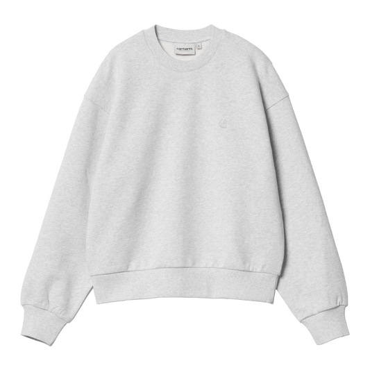 Carhartt WIP - W' Casey Sweatshirt - ASH HEATHER / SILVER / Grå - Sweatshirts