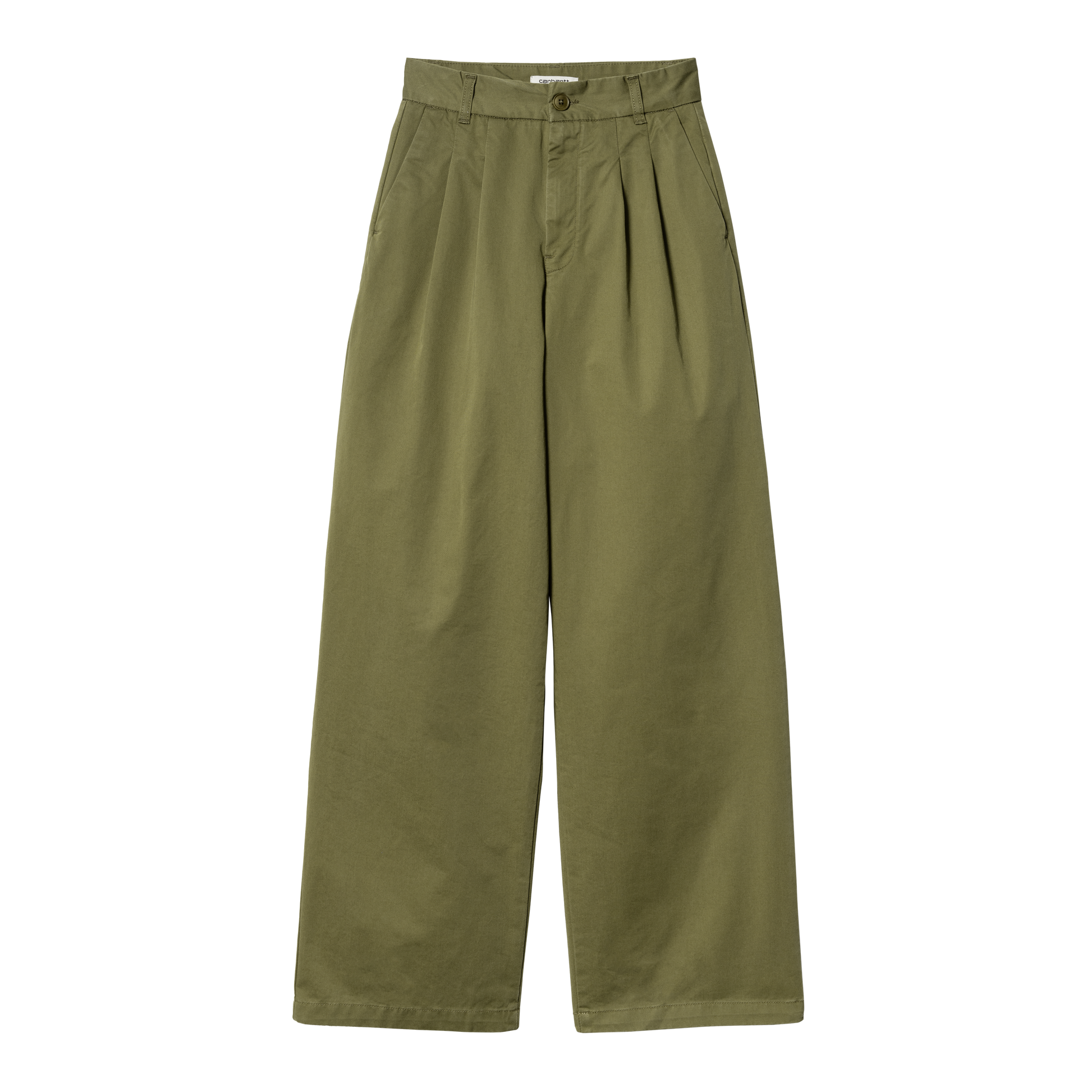 Carhartt WIP - W' Leola Pant - DUNDEE STONE WASHED / Grøn - Bukser