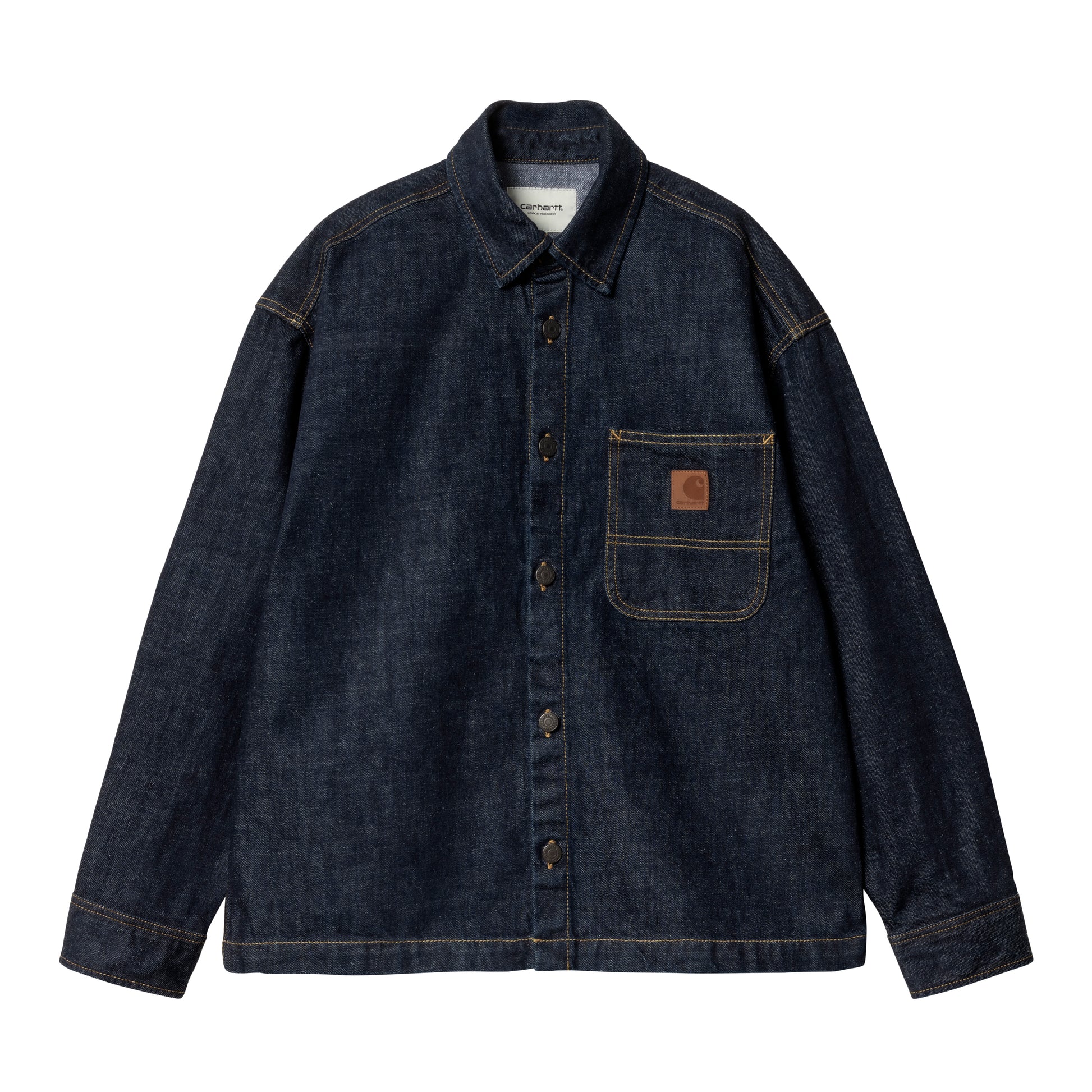 Carhartt WIP - W' Lovilia Shirt Jac - BLUE RINSED / Blå - Skjorter