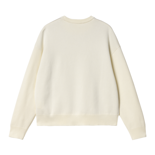 W' Pixel Flower Sweater