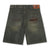 Warped Denim Shorts Dirty Wash
