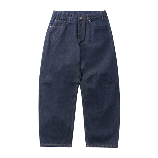 Wide Cut Denim Jeans Selvedge