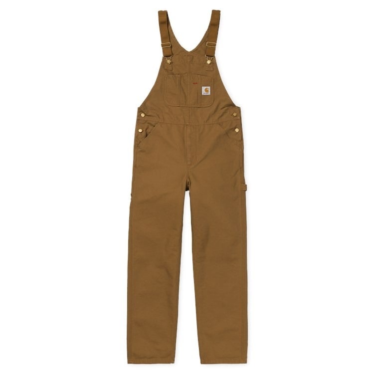 Carhartt WIP - Bib Overall Dearborn - HAMILTON BROWN RINSE / Brun - Overalls