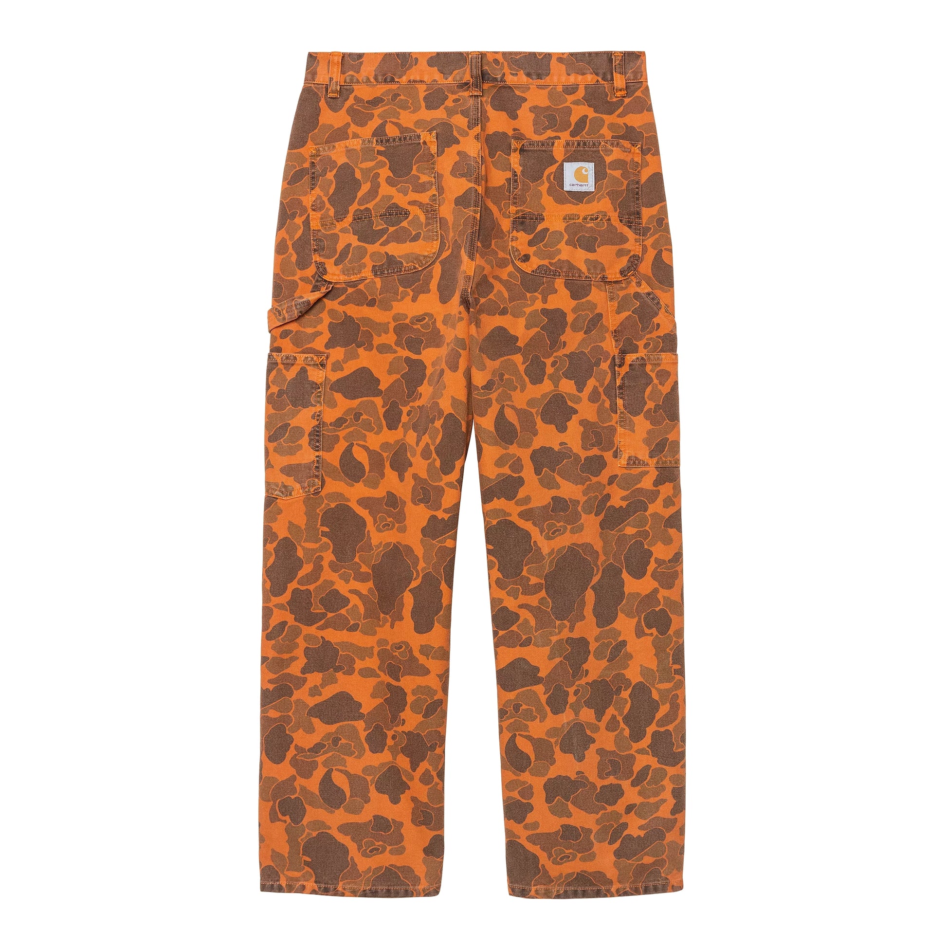 Carhartt WIP - Duck Single Knee Pant Dearborn - GREEN / TURMERIC / Camouflage||Orange - Bukser