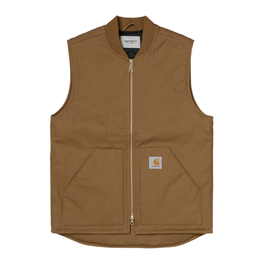 Carhartt WIP - Classic Vest - HAMILTON BROWN RIGID / Brun - Jakker