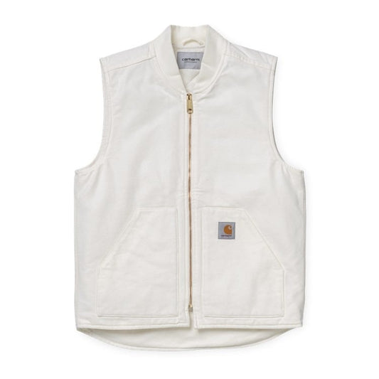 Carhartt WIP - Classic Vest - WAX||WAX RINSED / Hvid - Jakker
