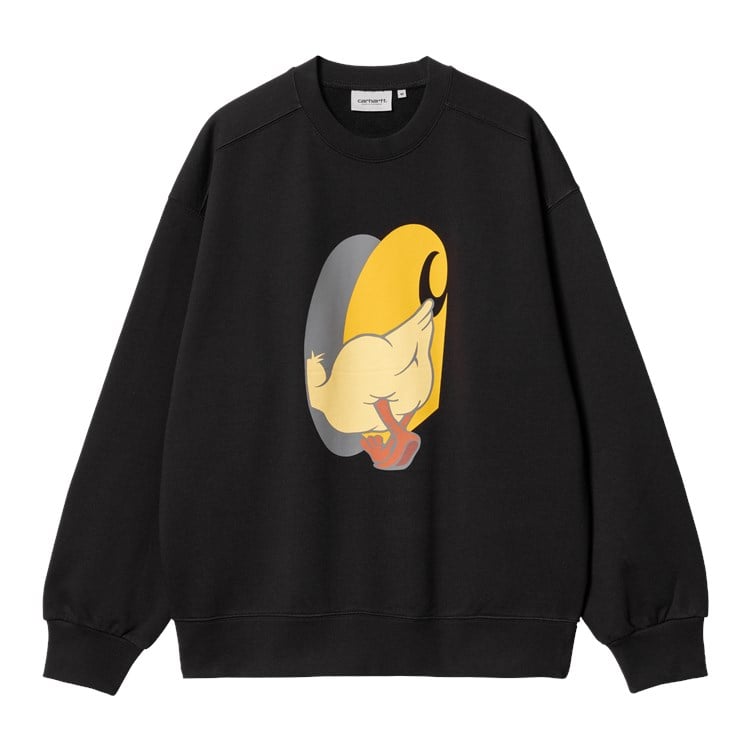 Carhartt WIP - DeadKebab Knock Knock Sweat - BLACK / Sort - Sweatshirts