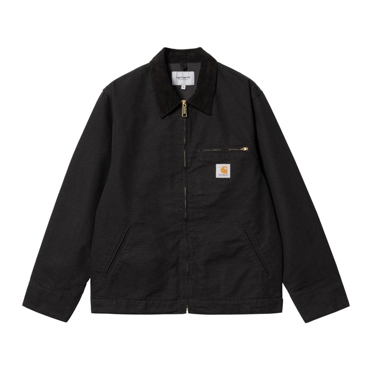 Carhartt WIP - Detroit Jacket (Summer) - BLACK / BLACK RINSED / Sort - Jakker