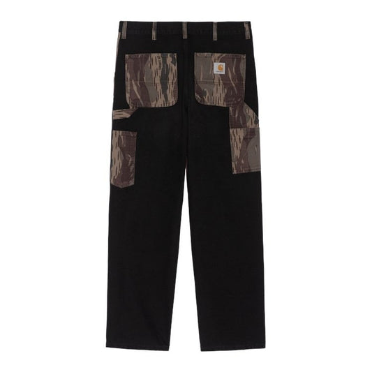 Carhartt WIP - Double Knee Pant Dearborn - CAMO UNITE / BLACK / Camouflage||Blå - Bukser