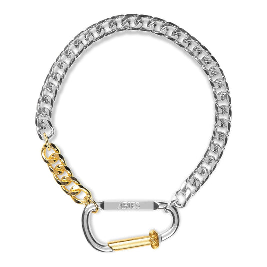 Aries - Column Carabiner Silver Necklace